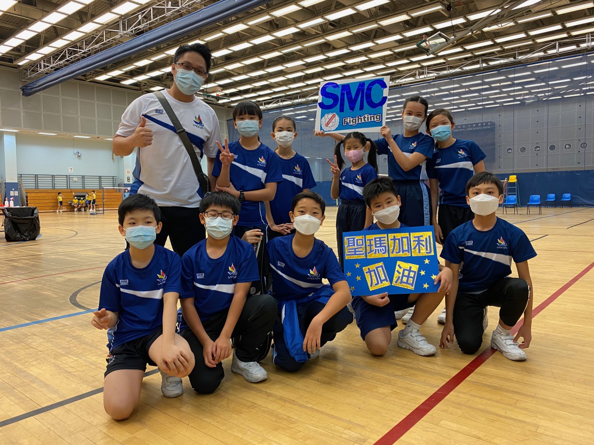2nd Runner-up in  Kowloon West Area Inter-Primary Schools Badminton Competition 2021-2022