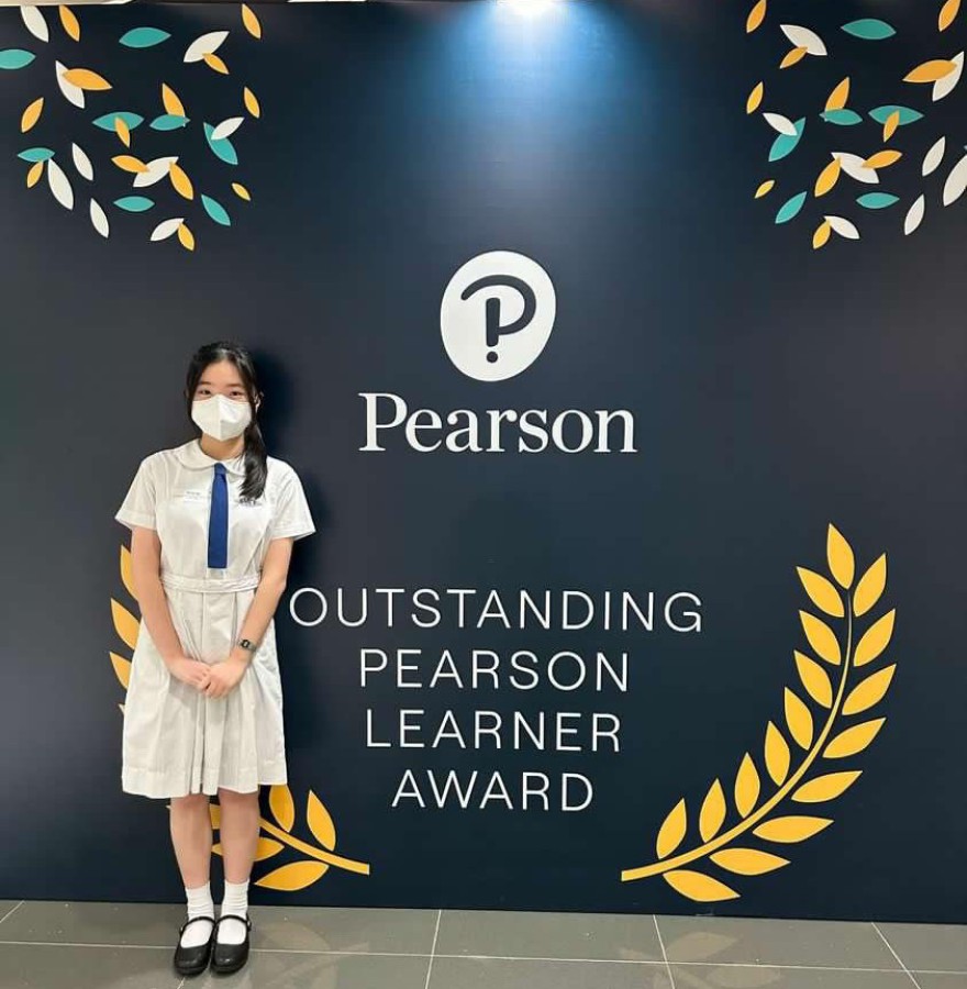 2022 Outstanding Pearson Learner Award Highest Mark in Hong Kong