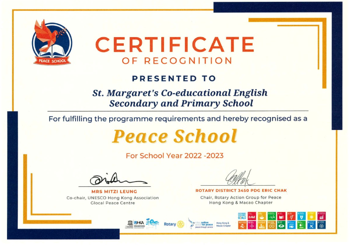 Peace School 2022-2023