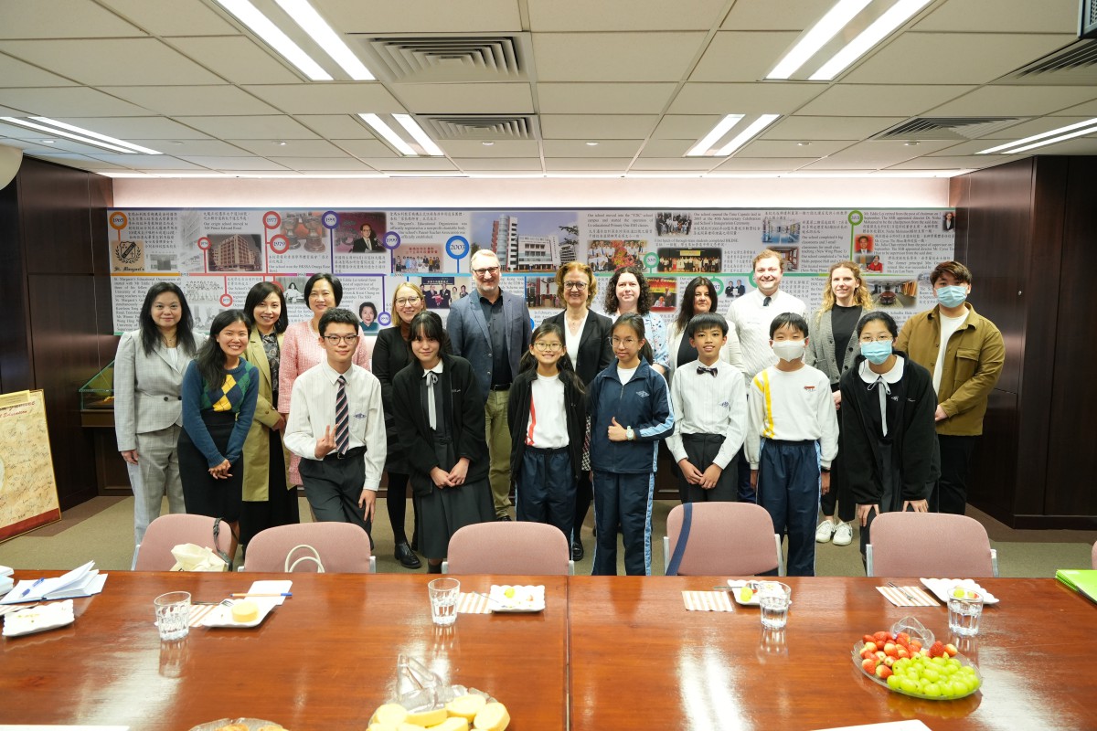 Visitors from the Consulate of the Federal Republic of Germany and Goethe Institut