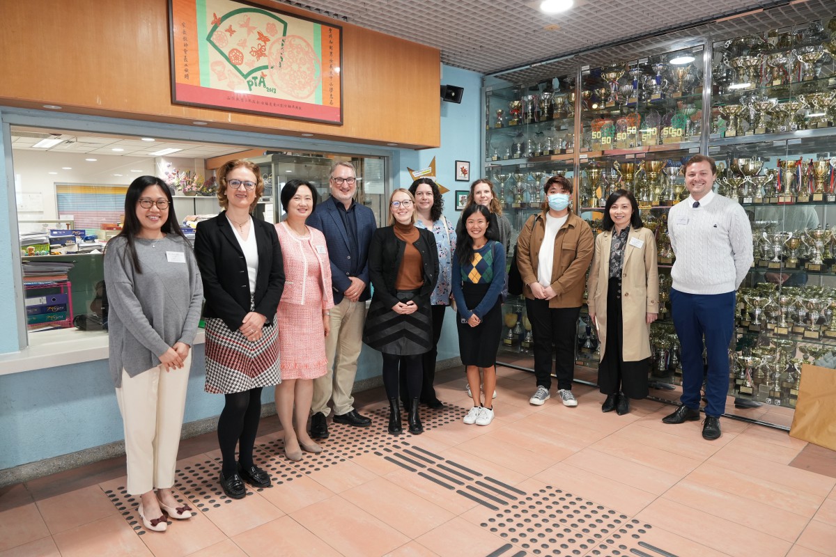 Visitors from the Consulate of the Federal Republic of Germany and Goethe Institut