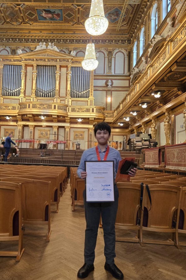S.1 Student, DEMERDZHIEV THOMAS NIKOLAEV, Wins Gold in 2026 World String Music Competition